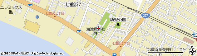 七宝寺周辺の地図