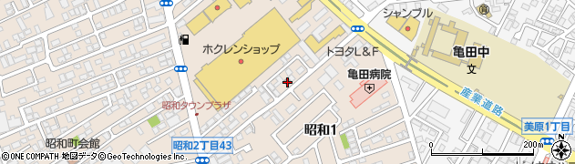 函館昭和郵便局 ＡＴＭ周辺の地図