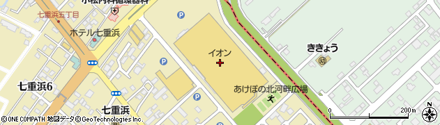 イオン上磯店周辺の地図