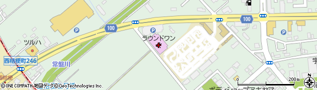 ラウンドワンスタジアム函館店周辺の地図