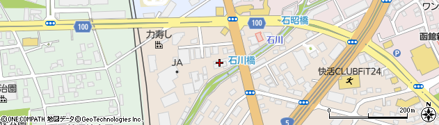 函館市亀田農協販売課周辺の地図