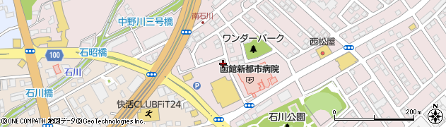 北海道函館市石川町320周辺の地図
