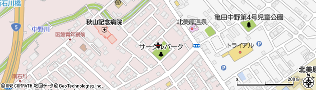 北海道函館市石川町341周辺の地図