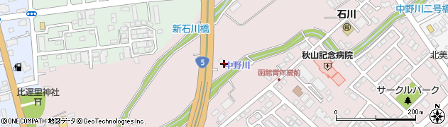 北海道函館市石川町81周辺の地図