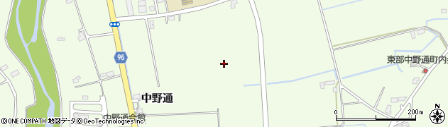 北海道北斗市中野通周辺の地図