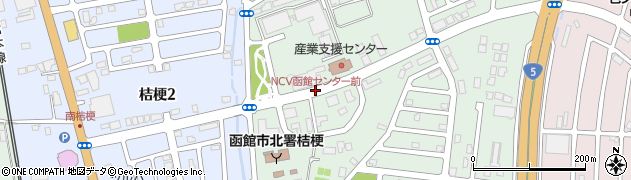 NCV函館センター前周辺の地図