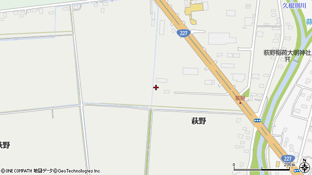 〒041-1215 北海道北斗市萩野の地図