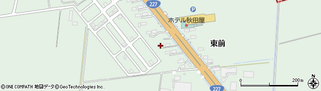 北海道北斗市東前4周辺の地図