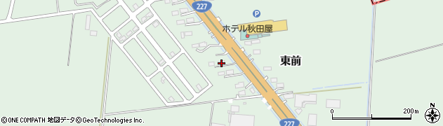 北海道北斗市東前5周辺の地図
