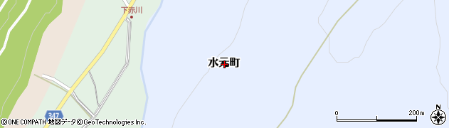 北海道函館市水元町周辺の地図