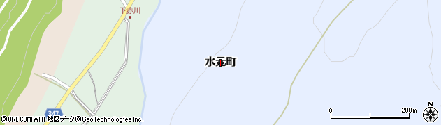 北海道函館市水元町周辺の地図