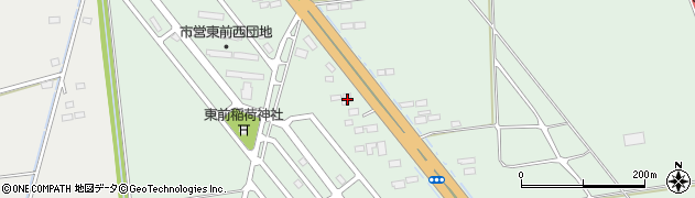 北海道北斗市東前24周辺の地図