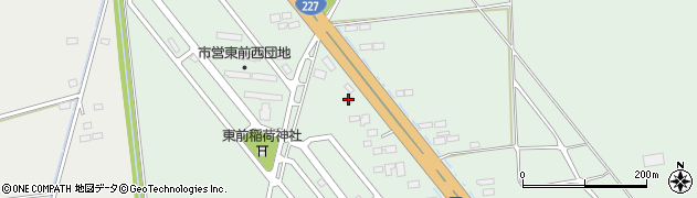 北海道北斗市東前22周辺の地図