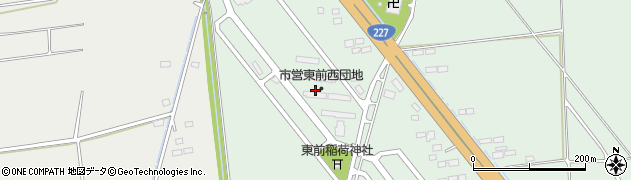 北海道北斗市東前26周辺の地図
