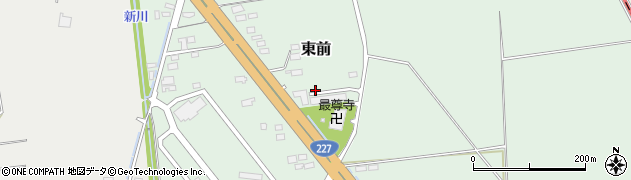 北海道北斗市東前37周辺の地図