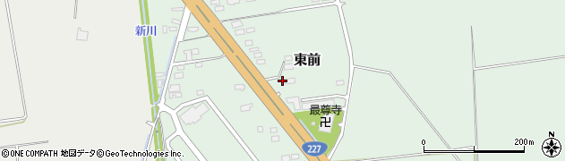 北海道北斗市東前43周辺の地図