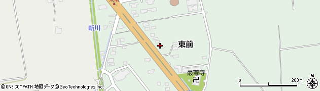 北海道北斗市東前50周辺の地図