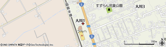 株式会社八神エモーション函館事業所周辺の地図