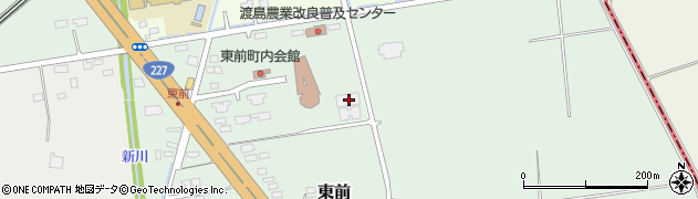 北海道北斗市東前74周辺の地図