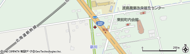 北海道北斗市東前63周辺の地図