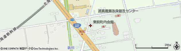 北海道北斗市東前71周辺の地図