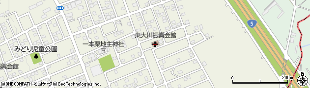 東大川振興会館周辺の地図