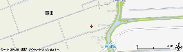 北海道七飯町（亀田郡）豊田周辺の地図