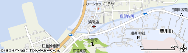 浜酒店周辺の地図