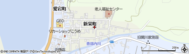 北海道檜山郡江差町新栄町周辺の地図