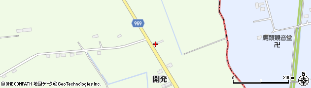 北海道北斗市開発580周辺の地図