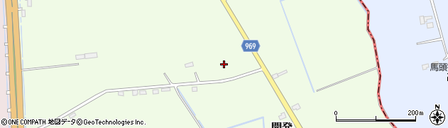 北海道北斗市開発18周辺の地図