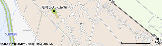 北海道七飯町（亀田郡）緑町周辺の地図