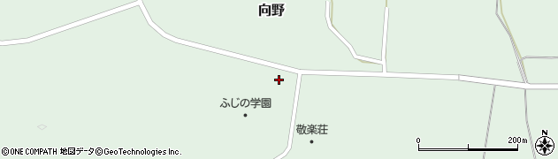 北海道北斗市向野周辺の地図