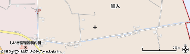 北海道北斗市細入周辺の地図