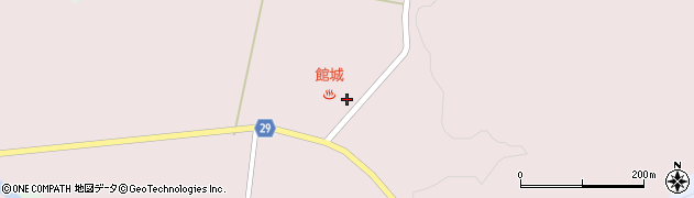 館城温泉　館地区いこいの家周辺の地図