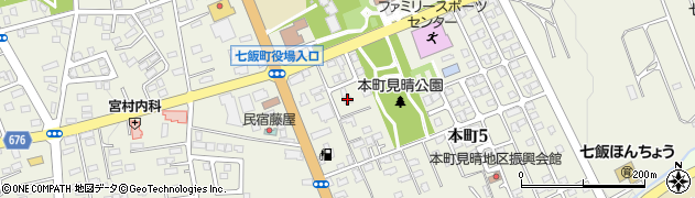 北興通信株式会社七飯支店周辺の地図