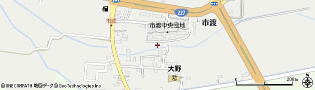 北海道北斗市市渡617周辺の地図