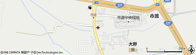 北海道北斗市市渡489周辺の地図