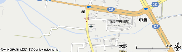 北海道北斗市市渡485周辺の地図