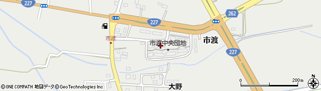北海道北斗市市渡615周辺の地図