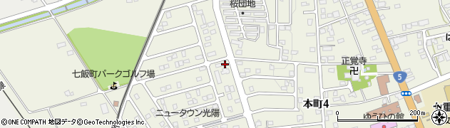 ホワイト急便　七飯光陽店周辺の地図