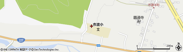 北海道北斗市市渡239周辺の地図