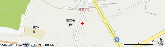 北海道北斗市市渡471周辺の地図