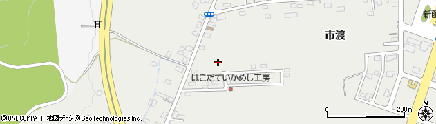 北海道北斗市市渡周辺の地図