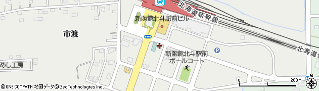 新函館北斗駅前郵便局周辺の地図