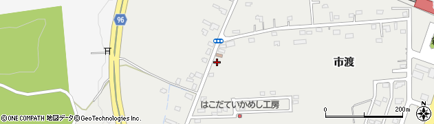 北海道北斗市市渡453周辺の地図