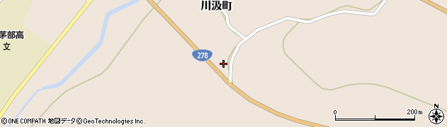 北海道函館市川汲町1353周辺の地図