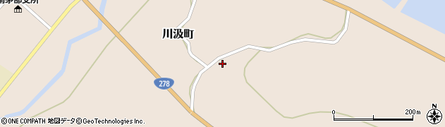 北海道函館市川汲町1348周辺の地図