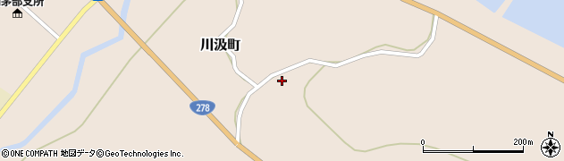北海道函館市川汲町1342周辺の地図