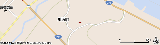 北海道函館市川汲町1344周辺の地図